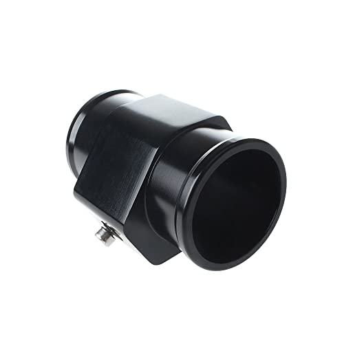 KUNFINE 26mm黒 水温計 アダプター 水温ジョイントパイプセンサー ゲージアダプタ 水温ジョイントパイプ 水温計温度ジョイントパイプラジエーターホースセンサーゲージアダプタークランプ