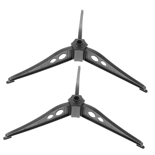 Garneck 2pcs Green Plastic Replacement Tree Stand Base for Holiday Indoor Artificial Trees Easy to Install Sturdy Foot Design for Christmas Decorations
