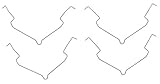 Raybestos H6011 Professional Grade Disc Brake Pad Drag Reduction Clip