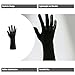 Realistic Male Hand Model for Watch & Ring Displays | Vinyl Prop for Photography and Industrial Glove Testing - Black