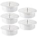 HYCC 2-3/8" Flexible Desk Grommet - Color: White - 5 Pack