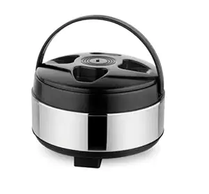 Casseroless Thermosteel & Double Wall Insulation with Insulated Lid Keep Food Hot, Stainless Steel with Carry Handle (2000ml)