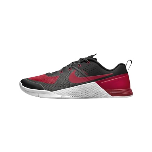 Nike Metcon 1 OG Men's Workout Shoes (FQ1854-001, Black/Wolf Grey/Varsity Red) Size 10.5