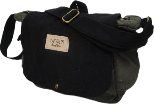 Image of ROUGH CANVAS COTTON MESSENGER BAG /BRASS ZIPPER CLOSURE /HANDMADE /ANTIQUE /VINTAGE /ECO LOVELY /UNISEX /SUSTAINABLE /HIGHLY DURABLE /WASHABLE /NATURAL