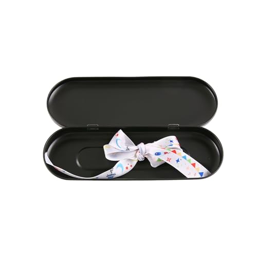 Image of Vagocom 2pcs Metal Hinged Storage Boxes,6.89x2.36x0.71inch / 17.5x6x1.8cm Portable Empty Containers Case with Lid for Bandaid,Seed,Match,Crafts,Sewing,Home,Travel(Black)