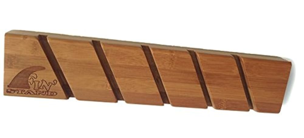 フィンスタンド　10本立て　チーク材 9701001-1.jpg