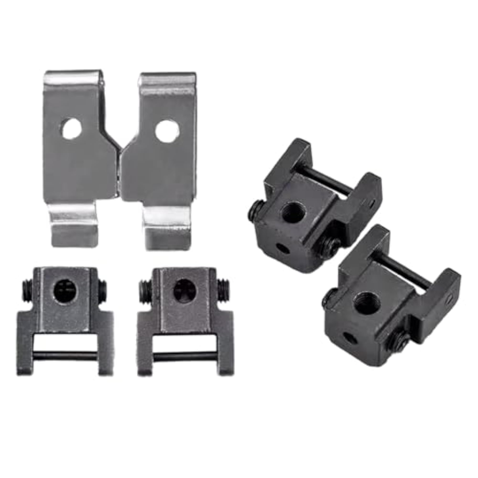 Scroll Saw Blades Holders Pin-less Adapter Wire Saw Clamps, 2 Pieces Set