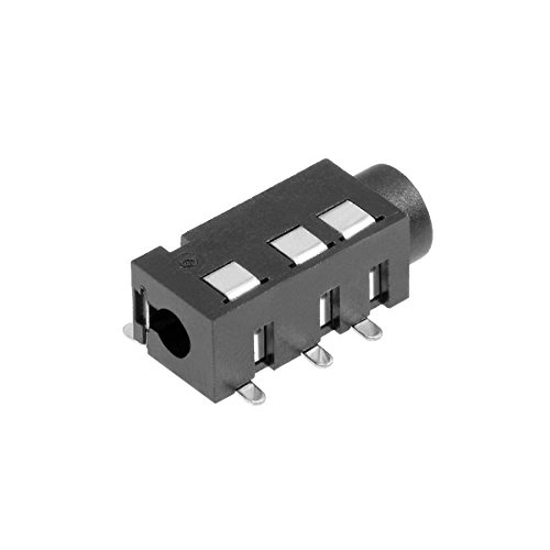 uxcell 30 piezas Conector Audio 3.5mm 4 pines miniatura 3