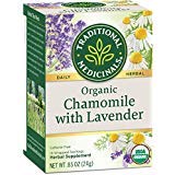 Traditional Medicinals Organic Chamomile With Lavender Herbal Tea, 0.85 Ounce - PACK OF 4