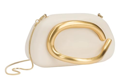 Bolsa Clutch Carteira De Mão Casamento Madrinhas Festa Luxo Social Evento Formatura (Bege)