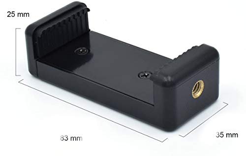Suporte para celular com rosca de ¼” para ring light, veiculo, live, etc