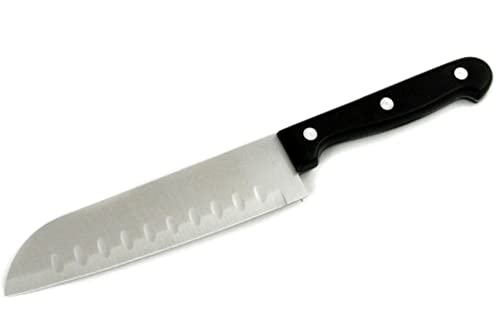 Chef Craft Select Santoku Knife, 6.25 Inch Blade 14 Inch In Length, Stainless Steel/Black #TOP27