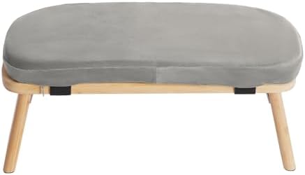 Banco de meditación plegable con asiento acolchado, taburete de y...