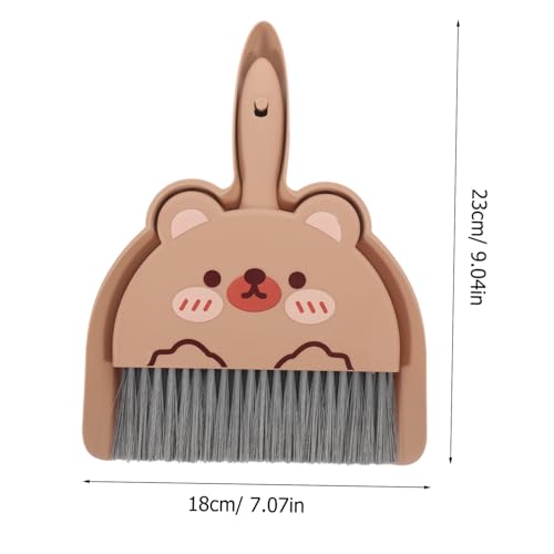 LRXIYODE Mini Kehrschaufel und Besen Set Kleine Bürsten für Tischreinigung Effektive Schmutz Tierhaarbeseitigung Leichtes Verschleißfestes Material für Auto Büro und Haushalt – Bild 3