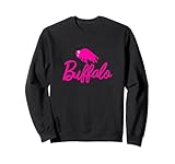 Buffalo Charging Pink Bison - NY New York 716 Pride Cute BUF Sudadera