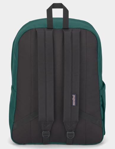 Image of JanSport SuperBreak Plus Backpack with Padded 15-inch Laptop Sleeve and Integrated Bottle Pocket - Spacious and Durable Daypack for Work and Travel - Deep Juniper