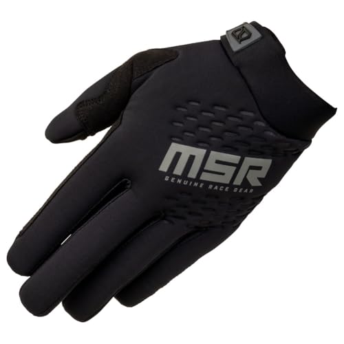 MSR™ Frost Moto Insulated MTB Mountain Bike Dirt Bike Motocross MX BMX Outdoor Sports ATV UTV Powersports Riding Gloves for Men and Women X-Large Black