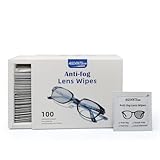 ageantscom Anti Fog Wipes for Glasses(100-pack), Individually Wrapped, Pre-Moistened, Quick-Dry, Streak-Free Anti Fog Lens Wipes for Eyeglass, Goggles, Phone, Camera Lens,Laptop Screens