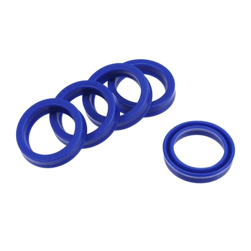 BVTUCMDY Hardware Fittings 5Pcs UN 12/18/20/22/24/25/30/40mm ID Polyurethane PU Radial Shaft Piston Rod Y Shape Lip Seals Ring Gasket Hydraulic Oil Seal Seal Washer(24mmx32mmx5mm)