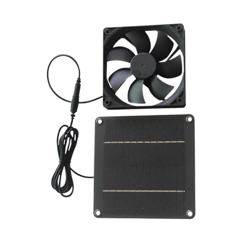 Panel Solar De 20W F A, Ventilación Eficiente Con Energía Solar, 15x15 Cm, Ventilador De Panel SO LAR Impermeable, Ventilador De Ventilación Del Techo, Ahorro De Costos Ecológicos Y De Costo, Pa