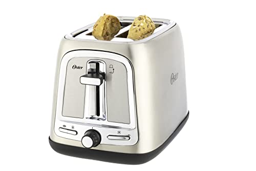 Oster 2 Slice Extra-Wide Slot Toaster, Stainless Steel by Oster - Used condition - CA$29.07