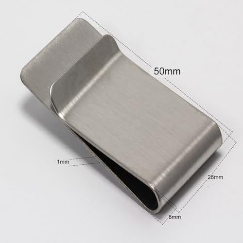 Personalized Money Clips for Men,Stainless Steel Custom Money Clip Laser Engraved Last Name Money Clips for Cash Wallet Gift2