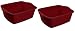 Sterilite 06575812, 12-Quart Dish Pan, 2-Pack, Red