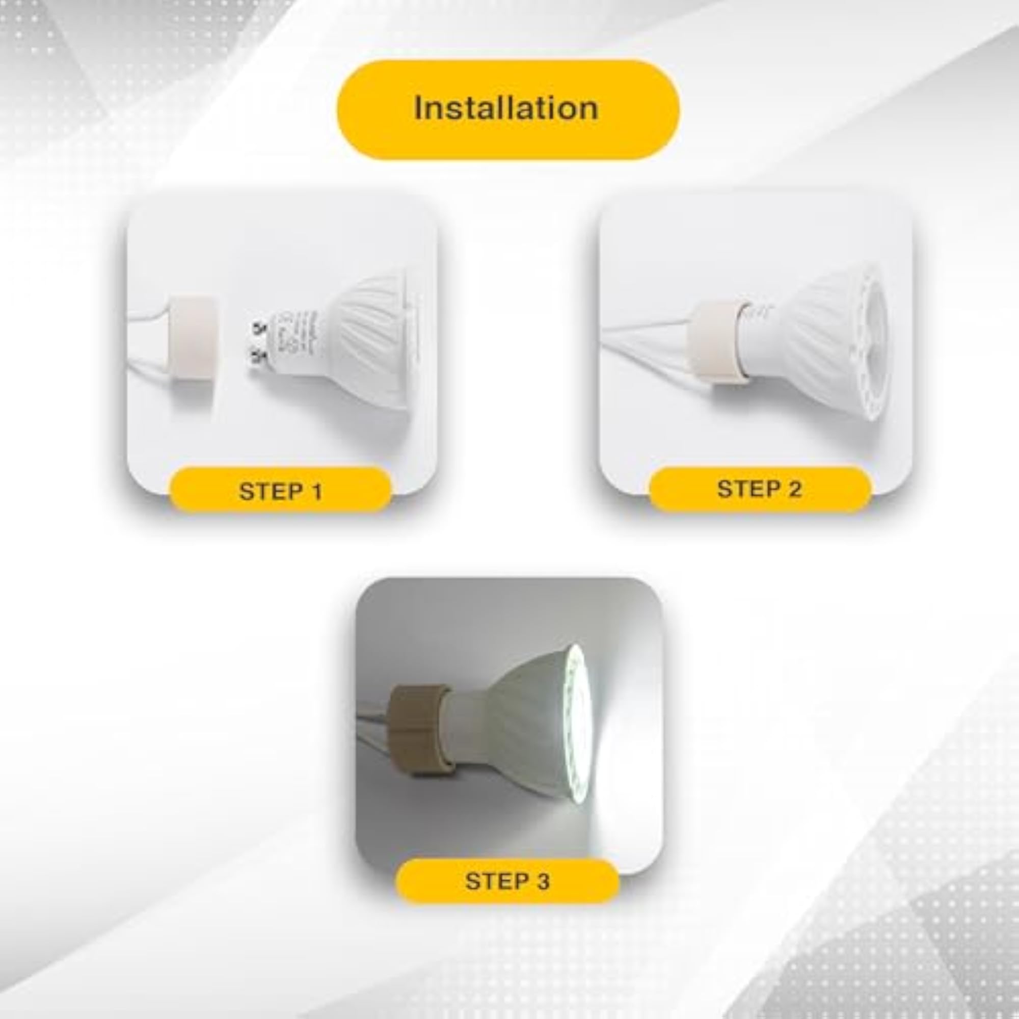 10 Pack GU10 Ceramic Socket Lamp Connector Wire