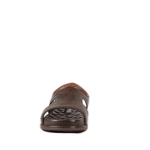 Image of Pierre Cardin Men's Pc1048 Tan-cafe Fisherman Sandal