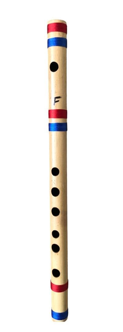 Flauta de madera hecha a mano de bambú instrumento musical indio Bansuri escala D mundo asiático nepalés