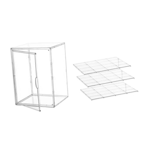 jojomis Bakery Display Case Cake Platter with Clear Lid Dessert Holder Tray Pastry Showcase for Bread Cupcake Commercial Shower