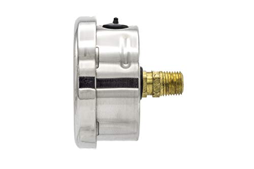 Manomètre de pression 2.5" cadran pour compresseur et pompe