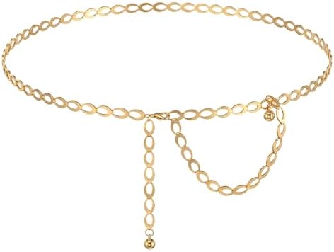 thin hollow chain belt