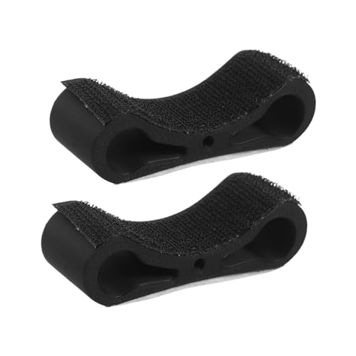 Milisten Recogedor Rápido de Balones de Tenis 2 Piezas, Herramienta Ligera de Plástico Negro Hueco para Cancha, Accesorio Portátil para Recoger y Fijar Balones de Raqueta sin Esfuerzo