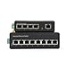 5/8-port Industrial POE Switch 100/1000Mbps DIN Rail Mount, and Play(1000M 8 Ports)