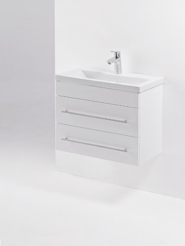 Preisvergleich Produktbild hardys Kwiqq Badmöbel Keramik Waschtisch 60 cm mit Unterschrank