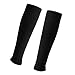Unisex Compression Socks Sleeves for Calf Leg Support - Graduated Compression for Varicose Veins, Nurses, Runners - Breathable Spandex Material, Fatigue - - Black XL