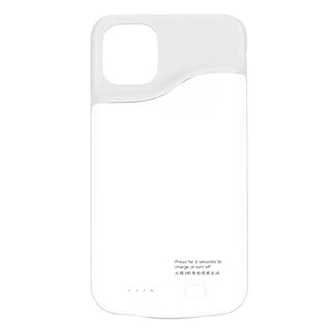 Generic Akkuhülle 11 Weiß Minimalistisch