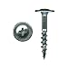100 Pack of Rok Hardware #8 x 1-1/8" Coarse Deep Thread Truss Head Drawer Front Adjustment Phillips Screws