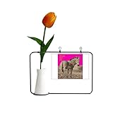 Caractéristiques : convient pour la maison, le bureau, un café. Excellente décoration pour la chambre de diverses personnes. Design simple mais élégant qui le rend plus chic et unique. Avec un vase de fleurs, vous pouvez avoir un arrangement floral. Fabriqué à partir de matériau de qualité supérieure, durable et durable.
