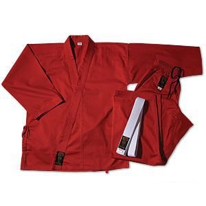 Pro ForceProForce Gladiator 7.5oz Karate Gi / Uniform - Red - Size 4