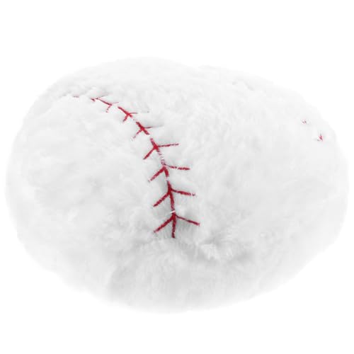 Coussin de baseball blanc oreiller peluche confortable pour le dos - 7