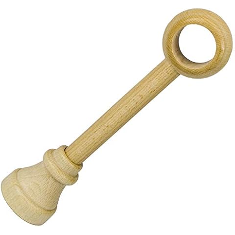 IANPAV Classic Single Wooden Bracket/Holder for Wooden Curtain Pole/Rail 28mm Cover