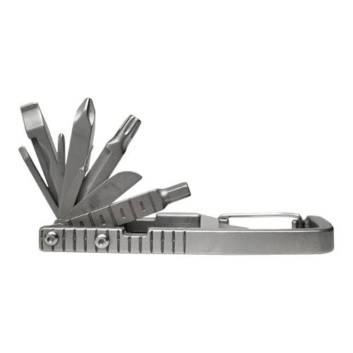 PELZ 12 in 1 Multi Tool Carabiner, Folding Tool Kit,