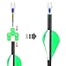 ACDSHOT 6 Pack X Lighted Nocks for Arrows with .204 .233 .244 .246 Inside Diameter with H, S, GT Bushings High Visibility Lighted Arrow Nocks
