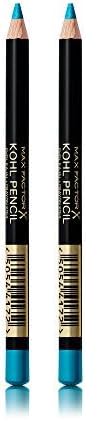 Max Factor Matita Occhi Kohl Pencil, Eyeliner con Texture Morbida Facile da Sfumare, 060 Ice Blue (Confezione da 2)