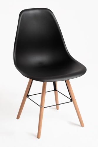 Regalos Miguel - Sillas Comedor - Silla Moli - Negro