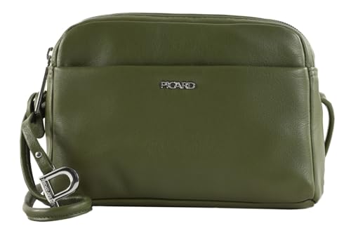 Sac bandoulière Picard Cuir Really Olive pour ranger facilement vos essentiels
