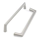 FILTA 10 Pack 6.3 Inch(160mm) Brushed Satin Nickel Cabinet Pulls,Cupboard Handles Cabinet Handles Zinc Alloy Cabinet Hardware for Cupboard Drawer Handles Pulls