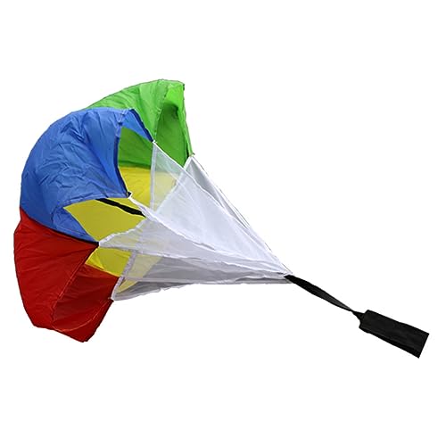 ibasenice Colorful Resistance Training Parachute for Speed and Fitness Umbrella for Outdoor Sports and Running Activities